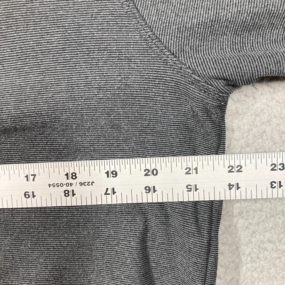 VTG  Stockton University Ospreys 1/4 Zip‎ Sweater Men's Small Dark Gray FLAWS - Picture 6 of 13